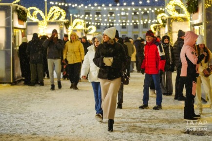 Новогодняя погода в Татарстане: снег, метель и гололедица