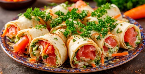 Идеальные рулетики из лаваша: быстрые и эффектные закуски для вашего стола