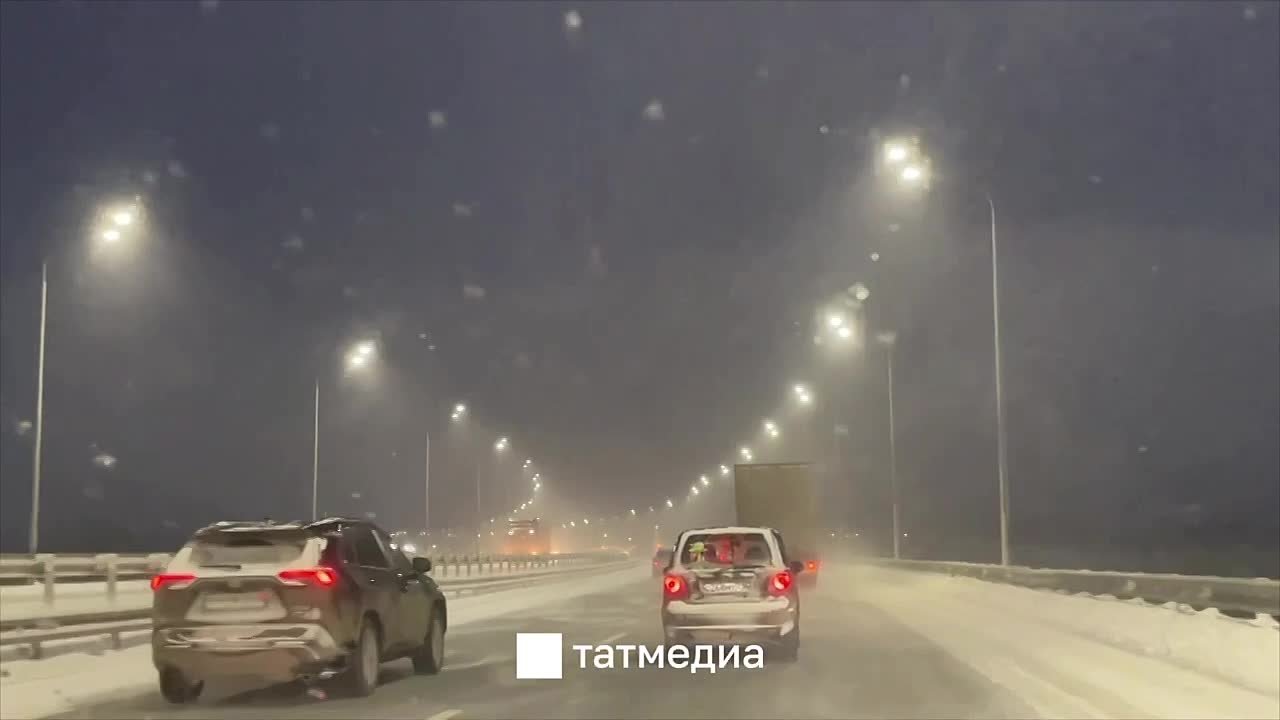 В Татарстане объявлен план «Буран» из-за сильной метели
