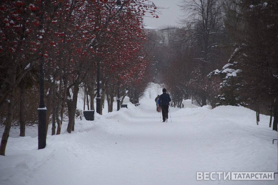 В Татарстане ожидается слабая метель и до -8 градусов