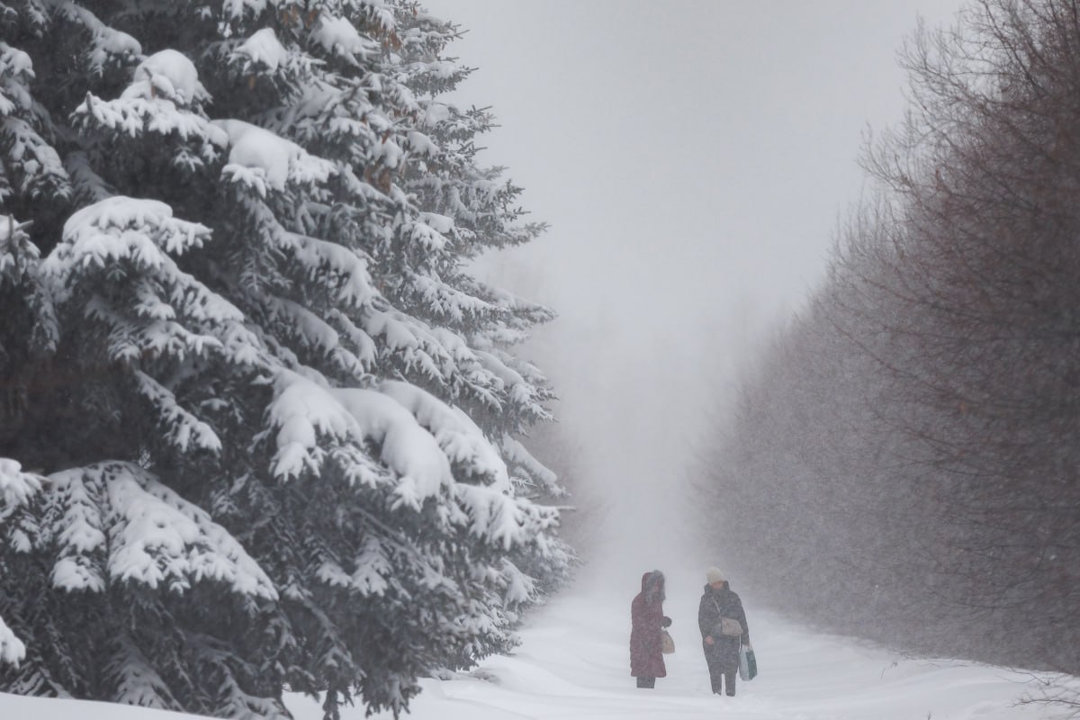 В Татарстане прогнозируют слабую метель и ветер до 14 м/с