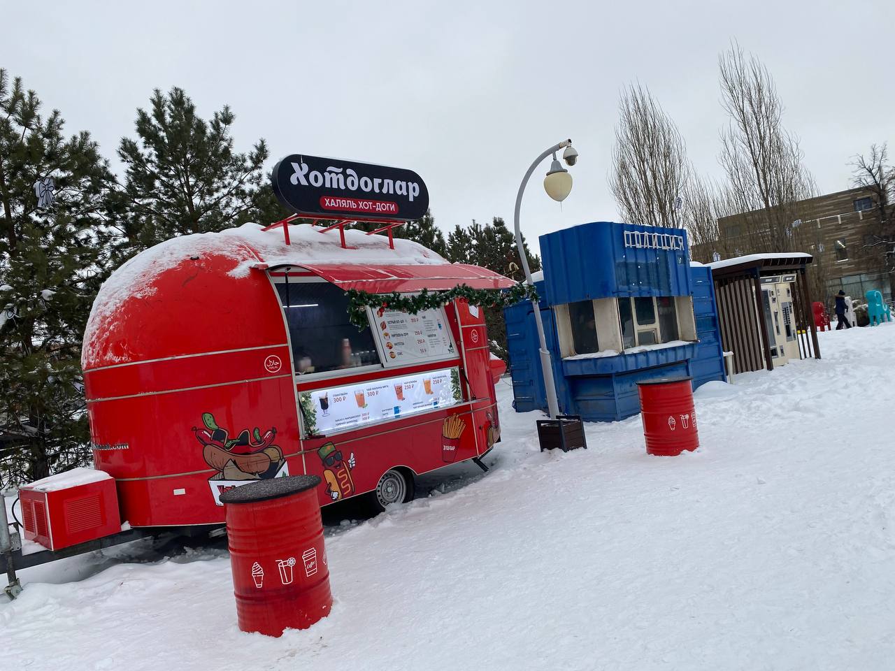 В парке «Сосновая роща» погоды не боятся В парке «Сосновая роща» погоды не боятся
