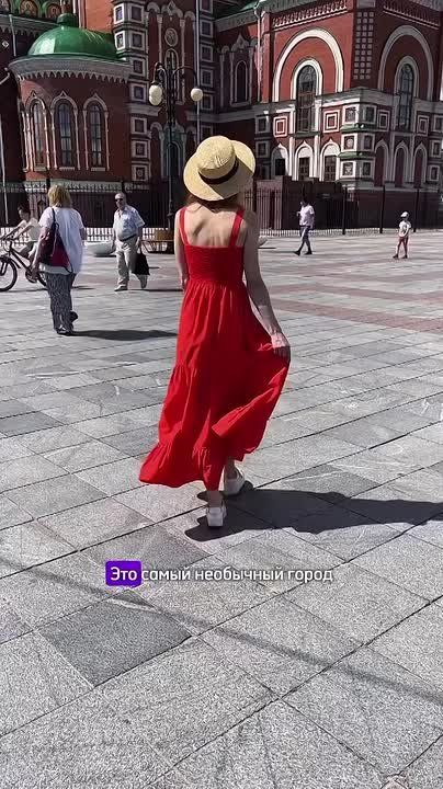 Великолепная прибрежная набережная в Йошкар-Оле