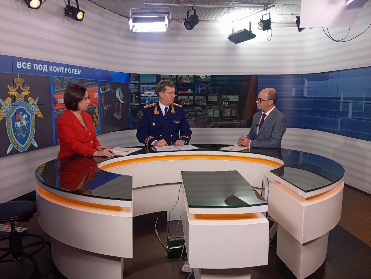 Интервью с руководителем следственного управления к 15-летию образования Следственного комитета России на ТК "Эфир"