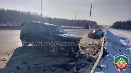 Серьёзное ДТП на трассе Казань – Боровое Матюшино
