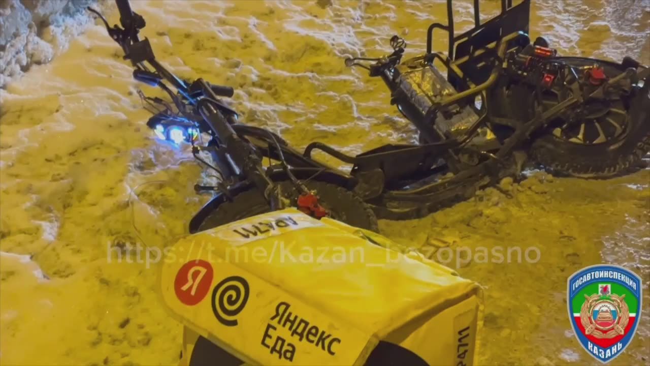 В Казани скончался курьер, которого вечером сбила иномарка в Авиастроительном районе