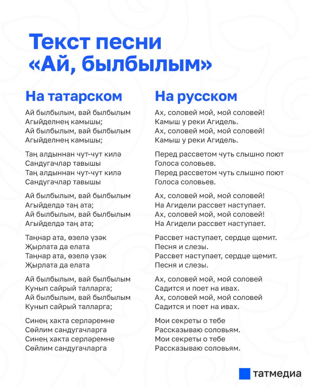 «Ай былбылым»: хит на все времена «Ай былбылым»: хит на все времена