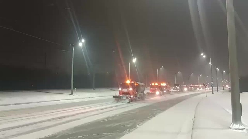 Позади снежный день и еще более снежная ночь