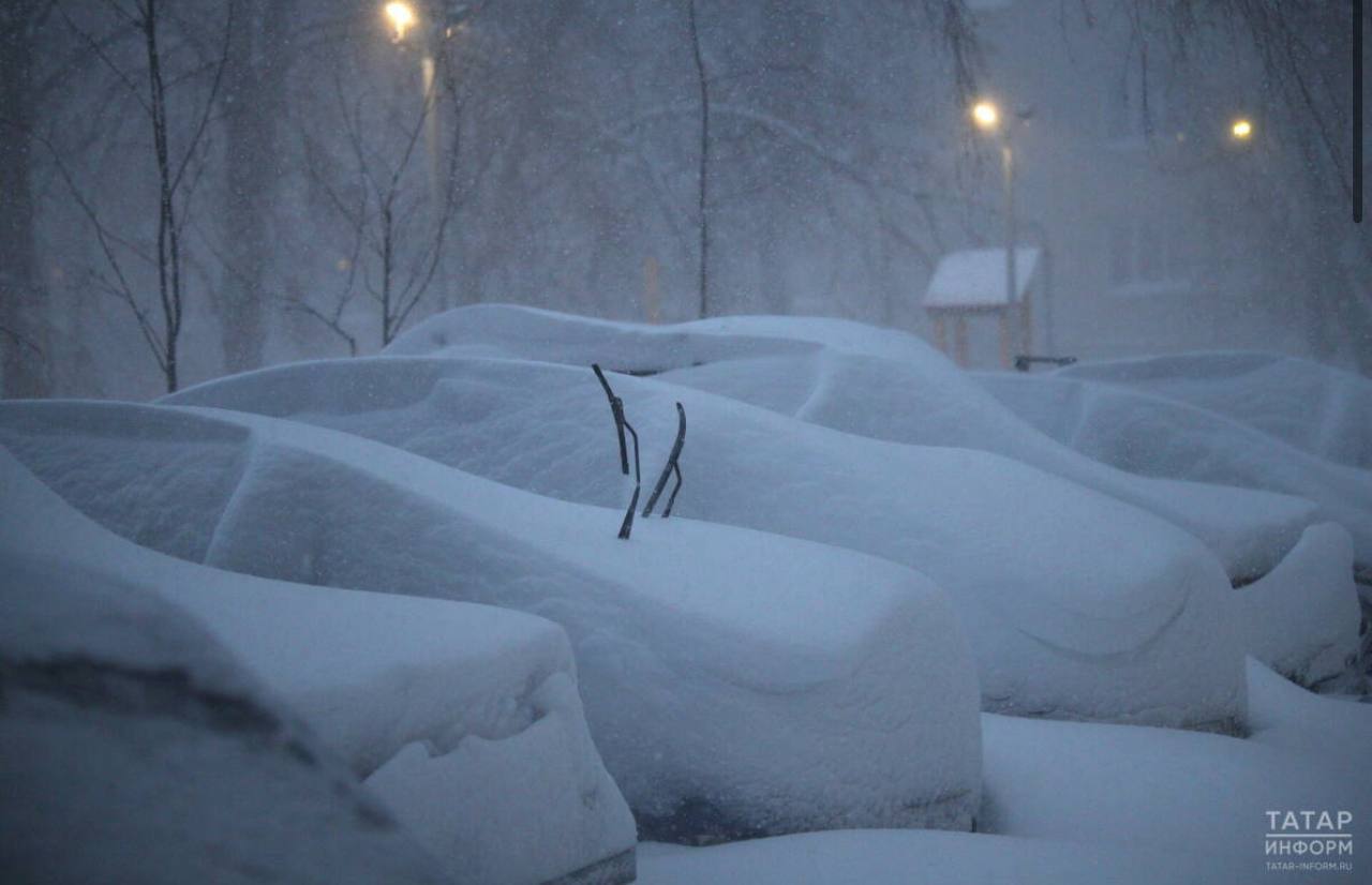 Жителей Татарстана предупредили о надвигающейся метели