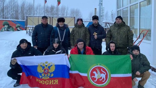 Из Нижнекамска 31 января к местам службы отправилась очередная команда военнослужащих по контракту в составе восьми человек