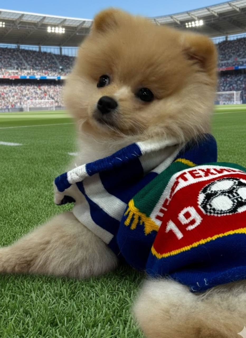 Питомец нижнекамского спортивного комментатора Александра Халина — шпиц по кличке Жорик стремительно ворвался в медиапространство