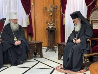 Татарстанский митрополит встретился с Иерусалимским Патриархом