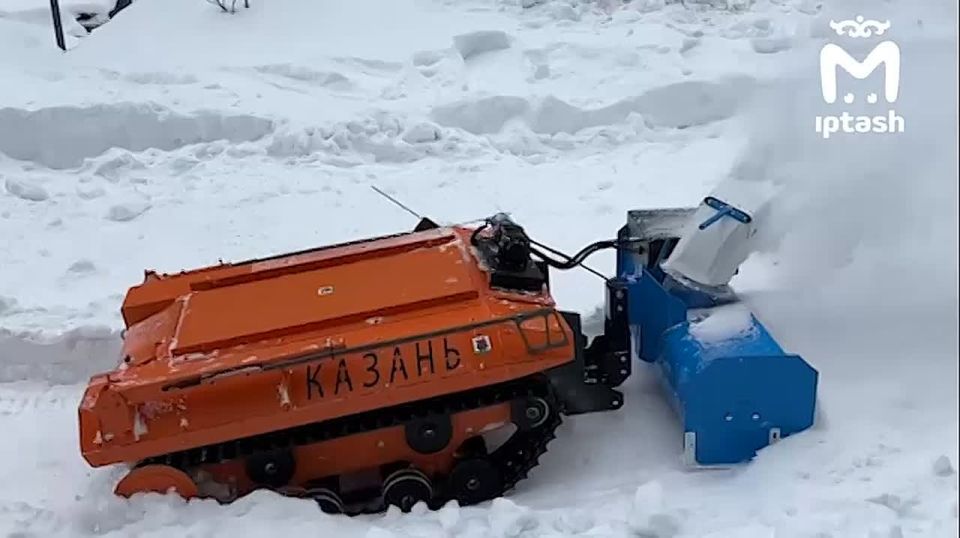 Беспилотные снегоуборщики могут выкатиться во дворы Казани