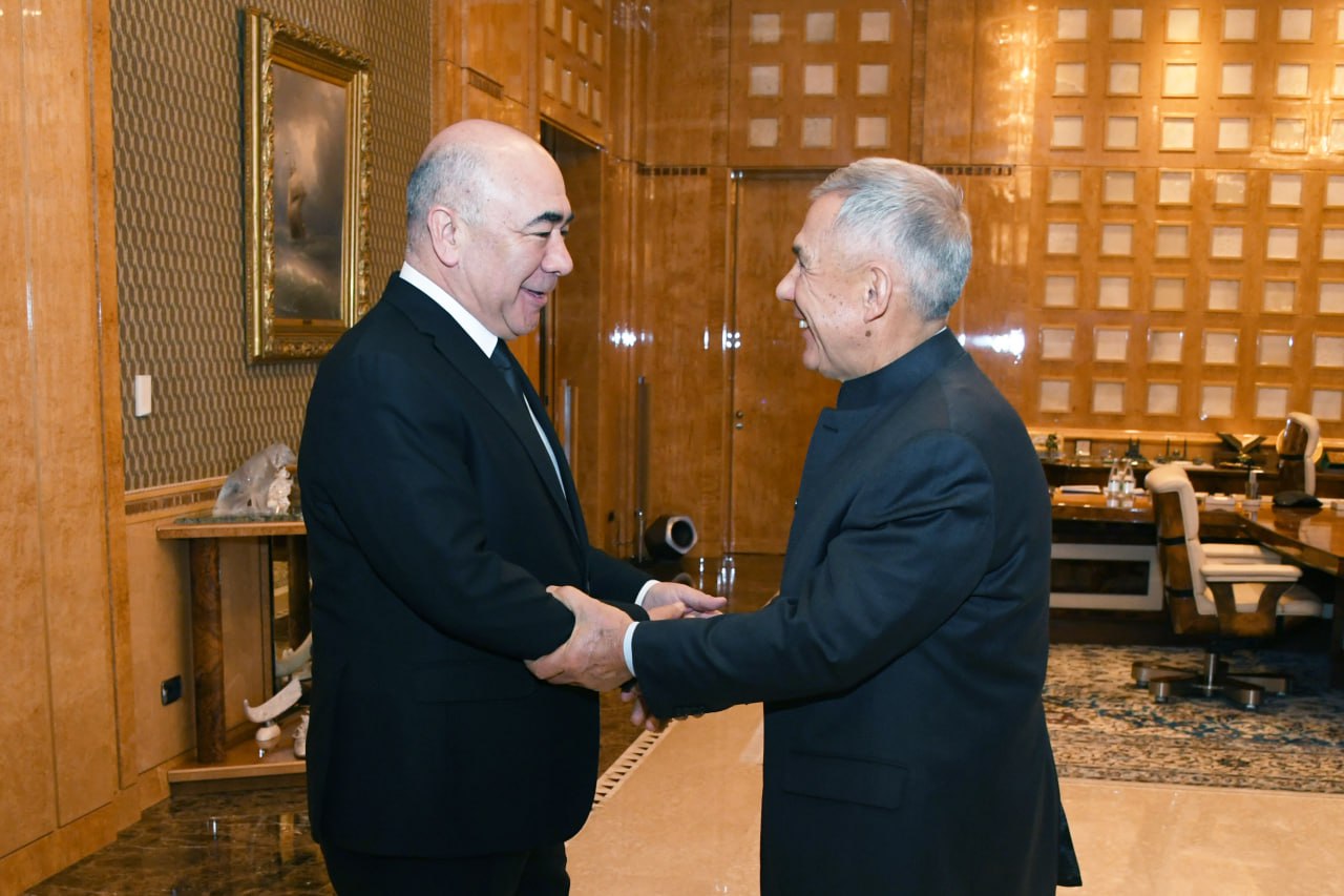 Рустам Минниханов встретился с Хокимом Ташкентской области Зойиром Мирзаевым