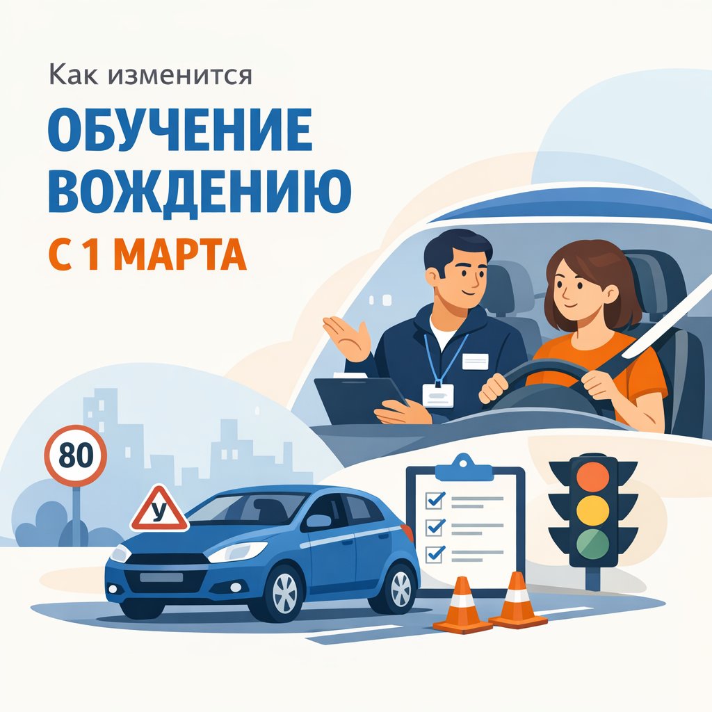 Практики в автошколах станет больше, а теорию разрешат преподавать дистанционно