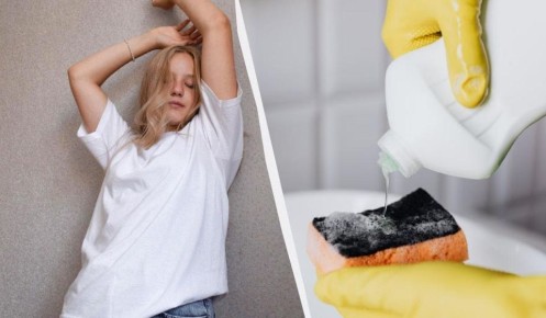 Легкий способ избавиться от желтых пятен пота на одежде