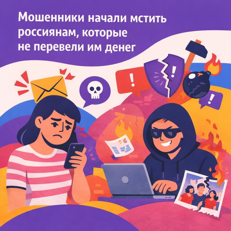 Телефонные мошенники всё чаще переходят к тактике «мести», если потенциальная жертва распознает обман и отказывается сообщать коды из СМС