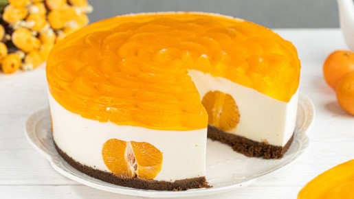 Сладкая мечта: торт без выпечки с мандаринами для новогоднего стола