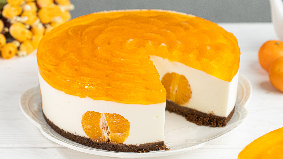 Сладкая мечта: торт без выпечки с мандаринами для новогоднего стола