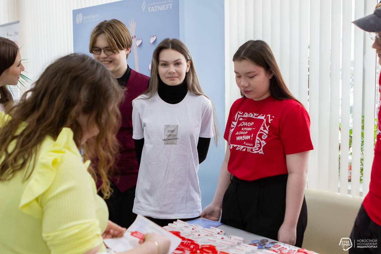 В Набережных Челнах провели зимнюю донорскую акцию