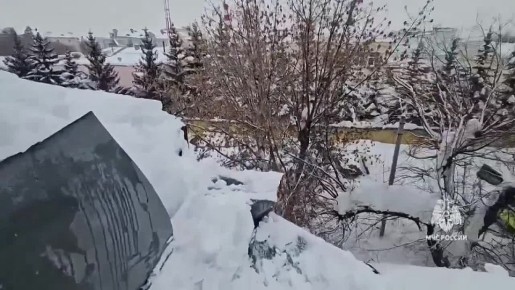 В Казани обрушилась кровля заброшенной бани на Товарищеской