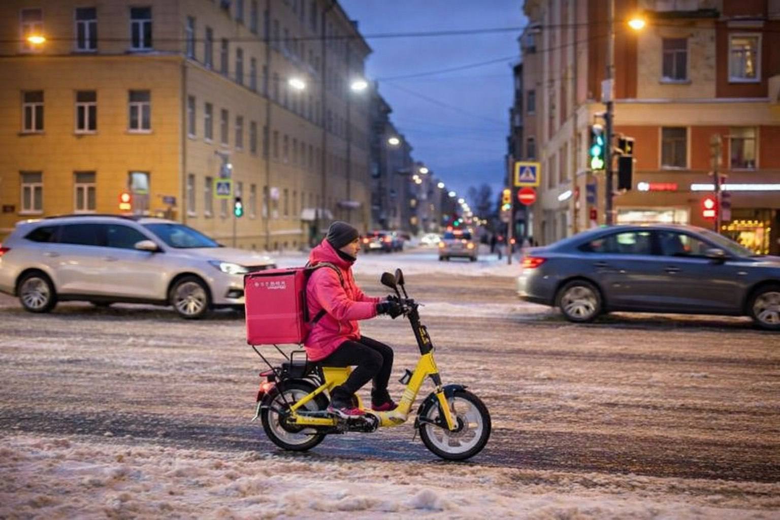 В Казани хотят ввести ПДД для велокурьеров