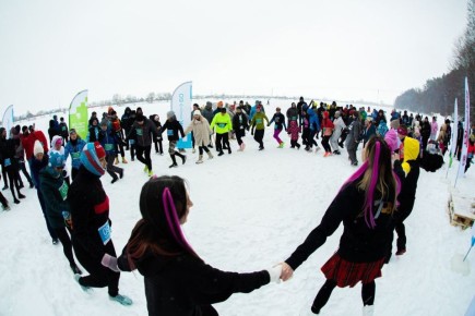 1 марта на льду озера Каракуль в Нижнекамске прошёл трейловый забег