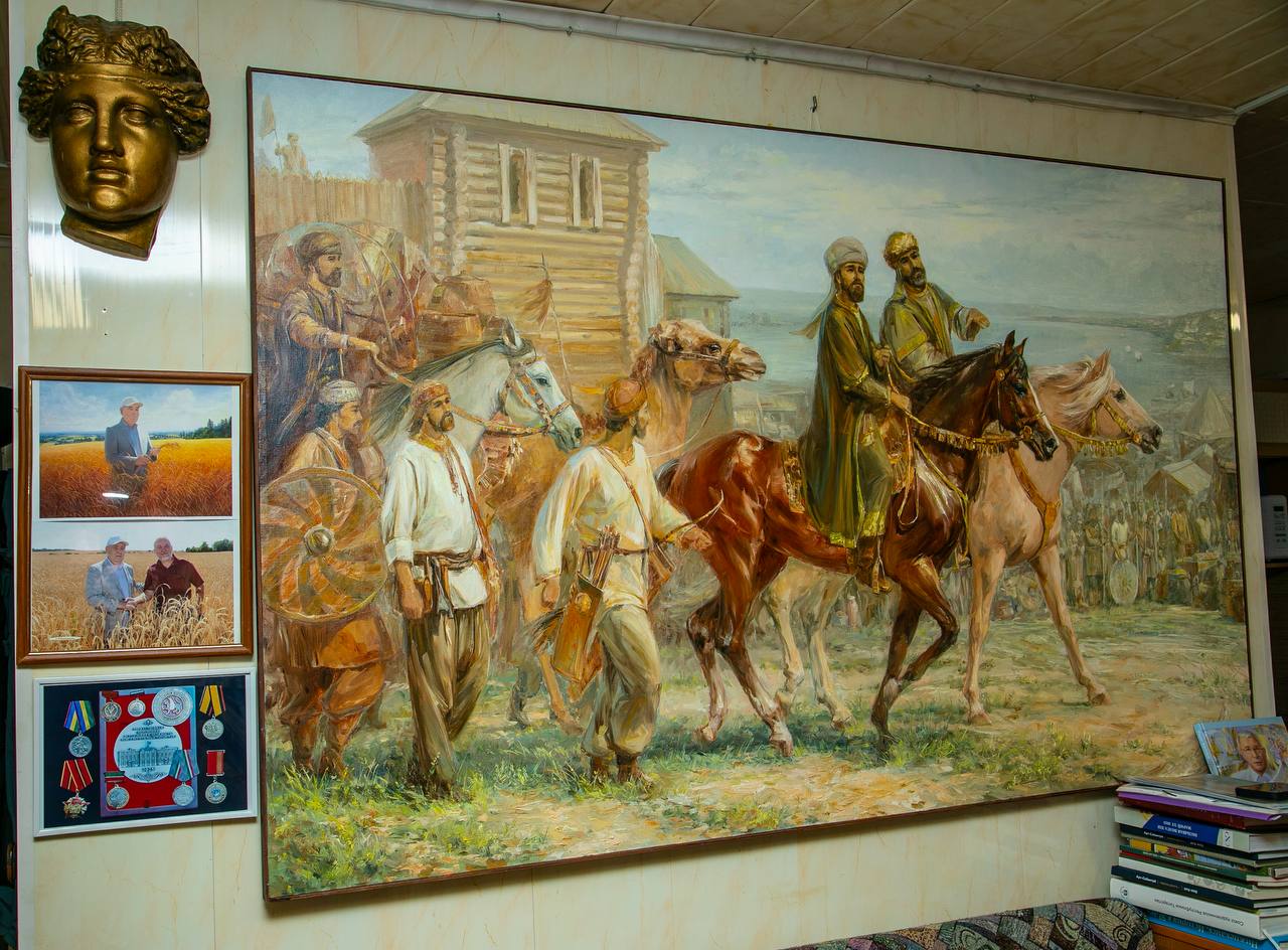 Сегодня после рабочих задач удалось на несколько минут погрузиться в искусство, на встрече с заслуженным деятелем искусств Республики Татарстан, художником Ильдусом Муртазиным Сегодня после рабочих задач удалось на несколько минут погрузиться в искусство, на встрече с заслуженным деятелем искусств Республики Татарстан, художником Ильдусом Муртазиным