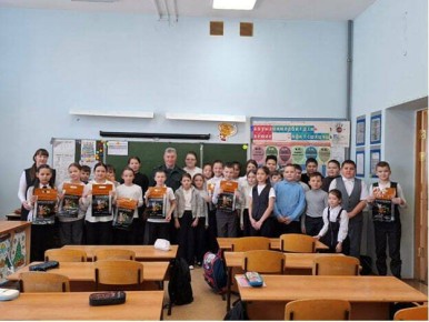 Ветеран СВО провел урок экологии для школьников Альметьевска