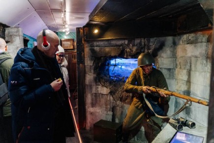 В Казани начала работу иммерсивная выставка «Поезд Победы»