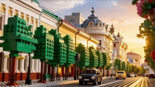 Как бы выглядела Казань в мире LEGO?