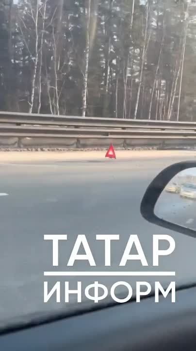 В Казани возле Лебяжьего из-за ДТП образовалась пробка