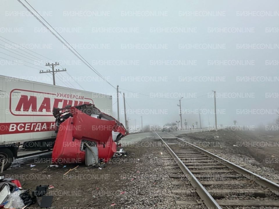 На ж/д переезде трассы Казань – Ульяновск произошло ДТП с фурой «Магнита»