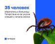 В Татарстане 35 человек обратились к врачам после укусов клещей
