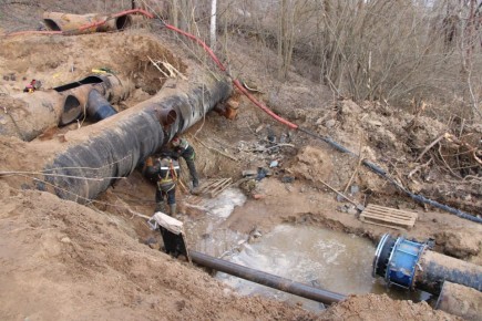 В Казани обновили водопровод 1971 года постройки в районе Волжского водозабора