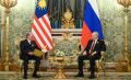 Президент Российской Федерации В.В.Путин встретился с Верховным правителем Малайзии султаном Ибрагимом, прибывшим в Москву для участия в торжественных мероприятиях по случаю 81-й годовщины Победы в Великой Отечественной...