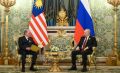 Президент Российской Федерации В.В.Путин встретился с Верховным правителем Малайзии султаном Ибрагимом, прибывшим в Москву для участия в торжественных мероприятиях по случаю 81-й годовщины Победы в Великой Отечественной...