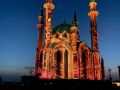 В Казани впервые запустили аудиовизуальное шоу на фасаде мечети Кул Шариф