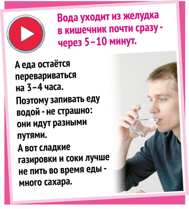 Нужно ли запивать еду Нужно ли запивать еду