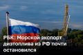 Экспорт дизеля морским путем из России в июле снизился