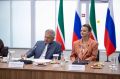 Анна Цивилева: Вместе с главой Республики Татарстан Рустамом Миннихановым встретились с участниками региональной образовательной программы «Время героев»