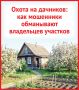 Охота на дачников: как мошенники обманывают владельцев участков
