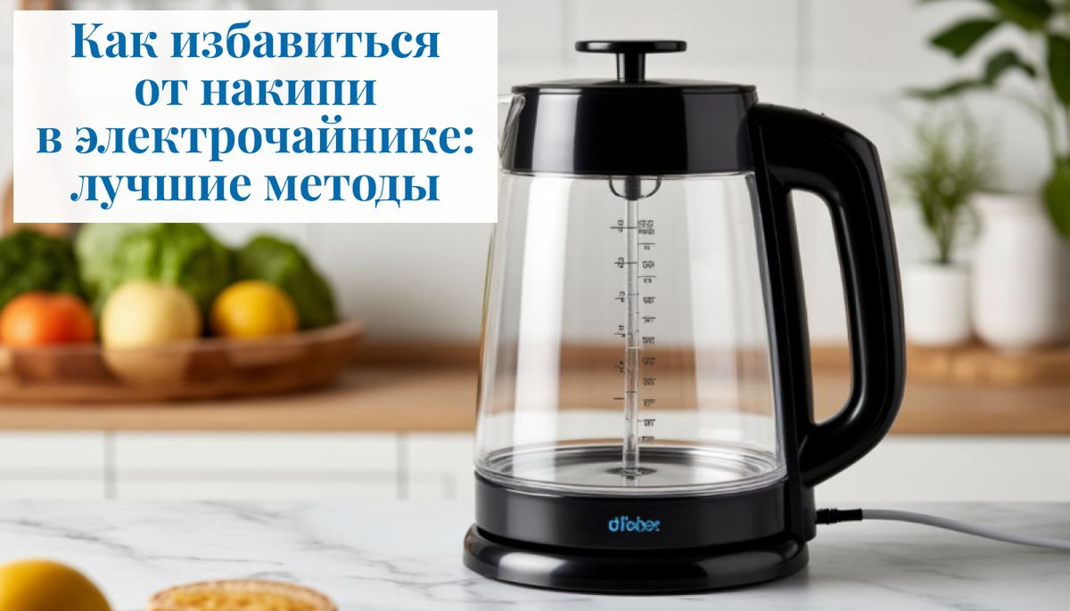 Как эффективно бороться с накипью в электрочайнике