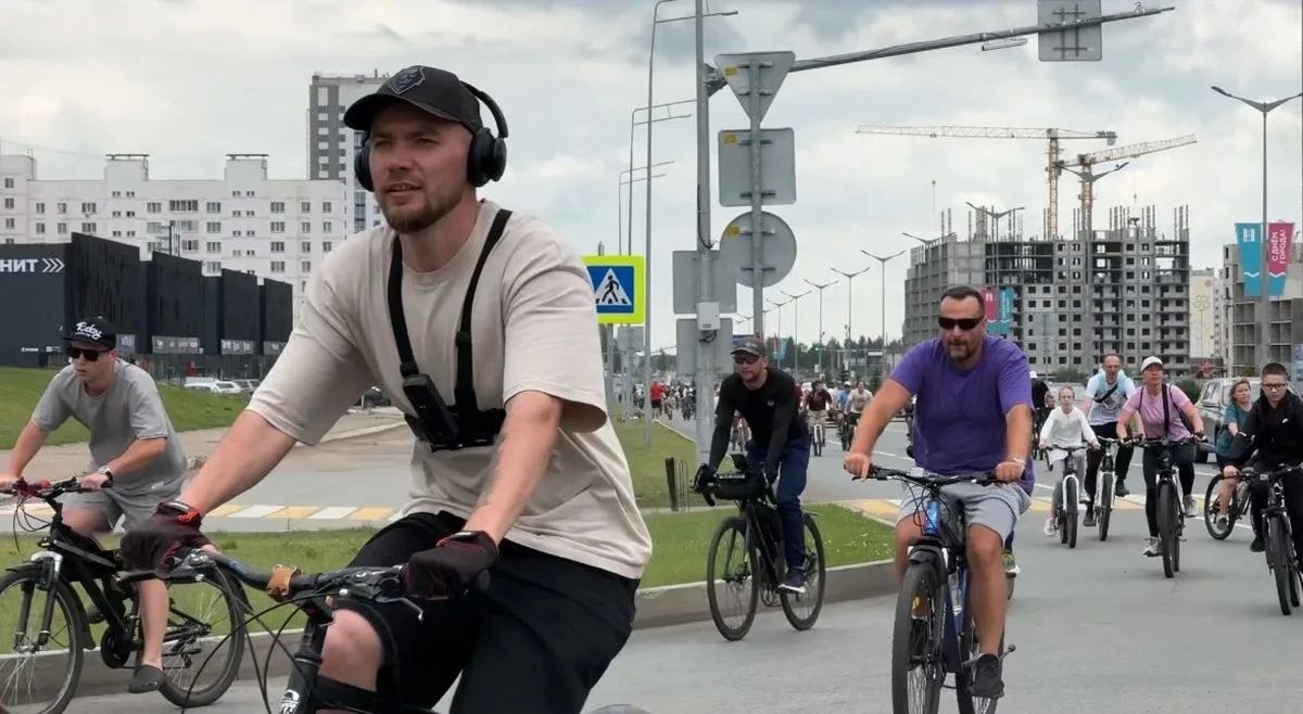 Нижнекамске прошёл массовый велопарад