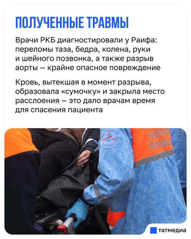 Байкер из Казани выжил после разрыва аорты и череды переломов Байкер из Казани выжил после разрыва аорты и череды переломов