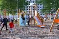 В Нижнекамске торжественно открыли сразу три двора, благоустроенных по республиканской программе «Наш двор», — на проспекте Мира, 105, 107 и 109