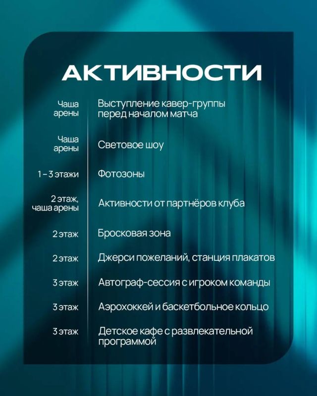 Вечер, который стоит провести на арене Вечер, который стоит провести на арене