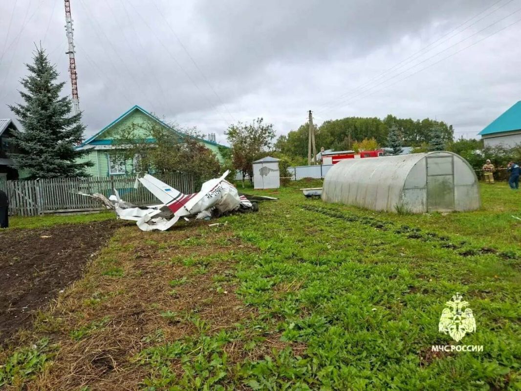 В Татарстане упал легкомоторный самолёт Cessna: два человека погибли