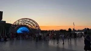Завершающие кинопоказы сезона в парке «Елмай»
