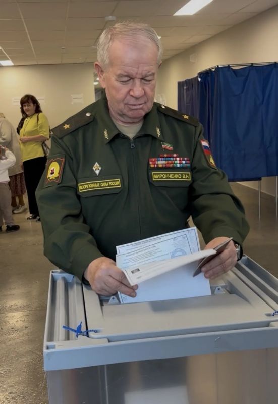 Валерий Миронченко: Народ активно идет голосовать